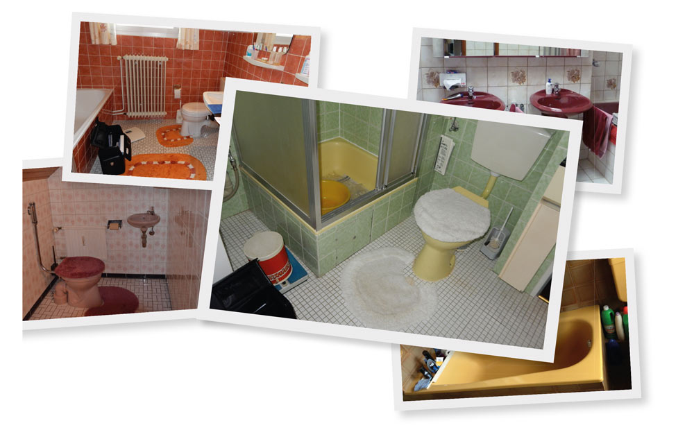 Gewinnspiel von Elements und HVH Fliesen & Naturstein Elements sucht Retro-Badezimmer in Essen